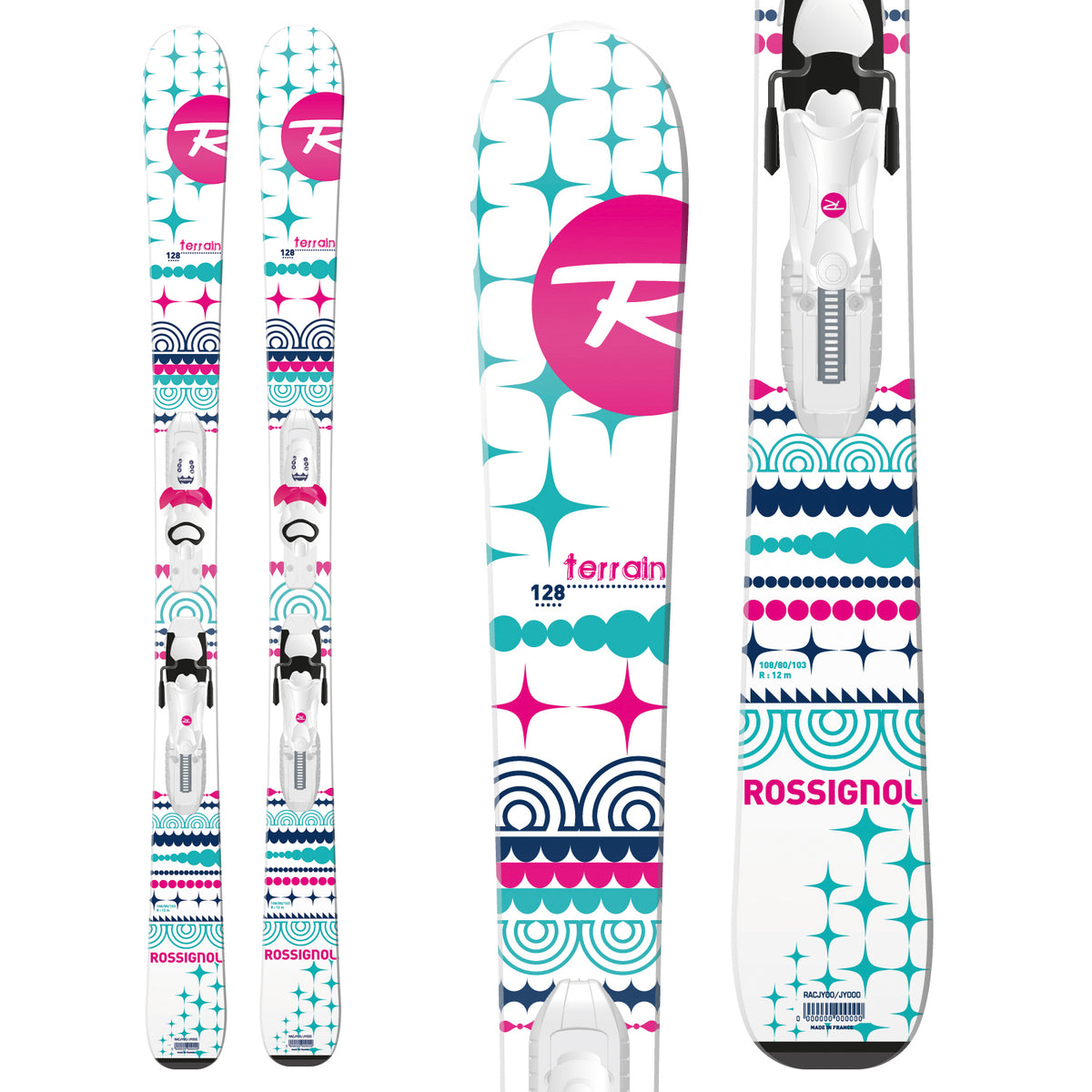 Rossignol Terrain Skis + Comp J Bindings - Little Girls' 2016