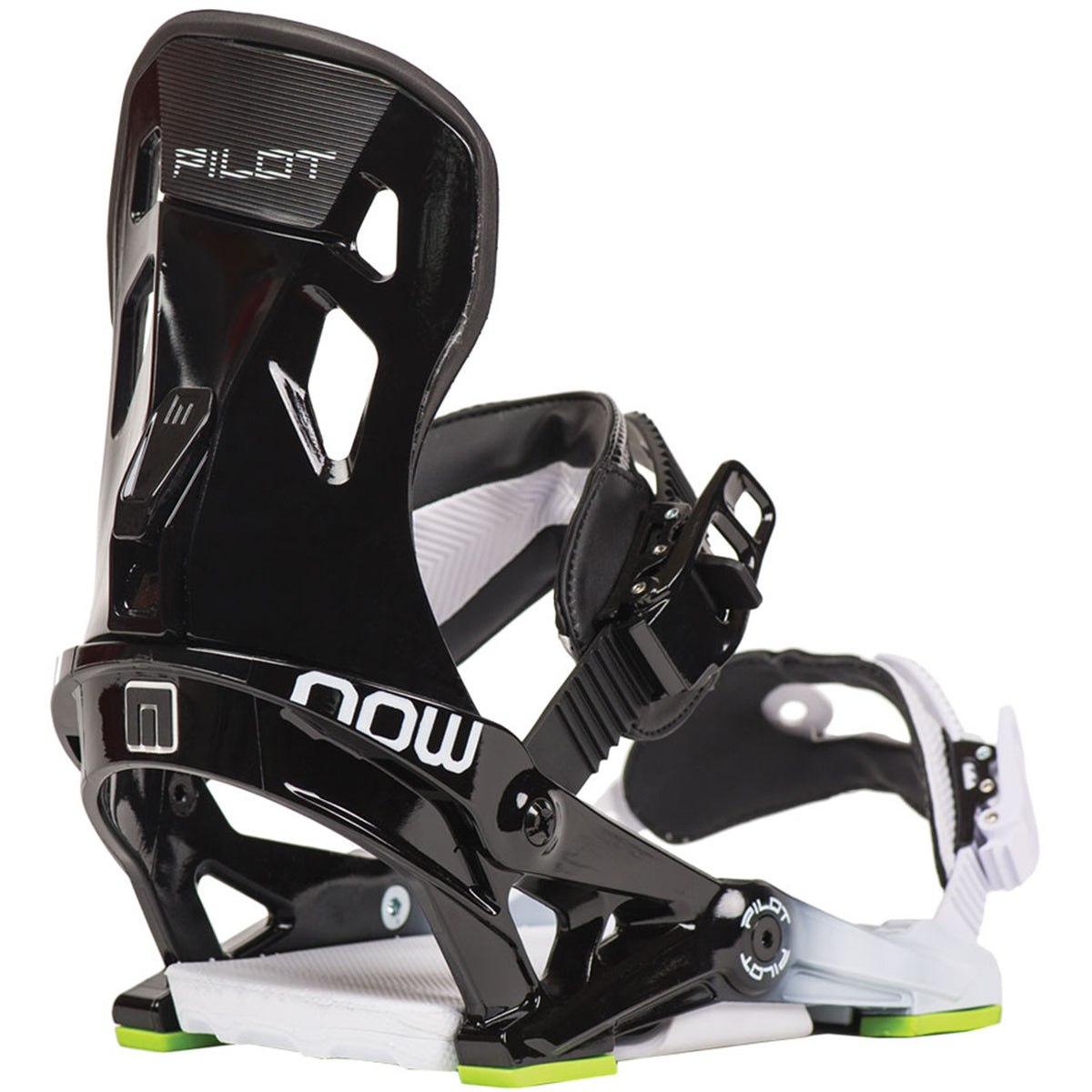 Now Pilot Snowboard Bindings 2016 Black/White