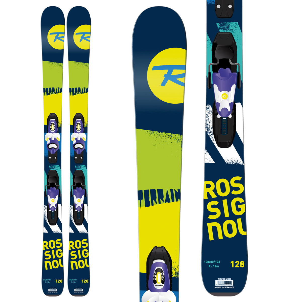 Rossignol Terrain Skis + Comp J Bindings - Little Boys' 2016
