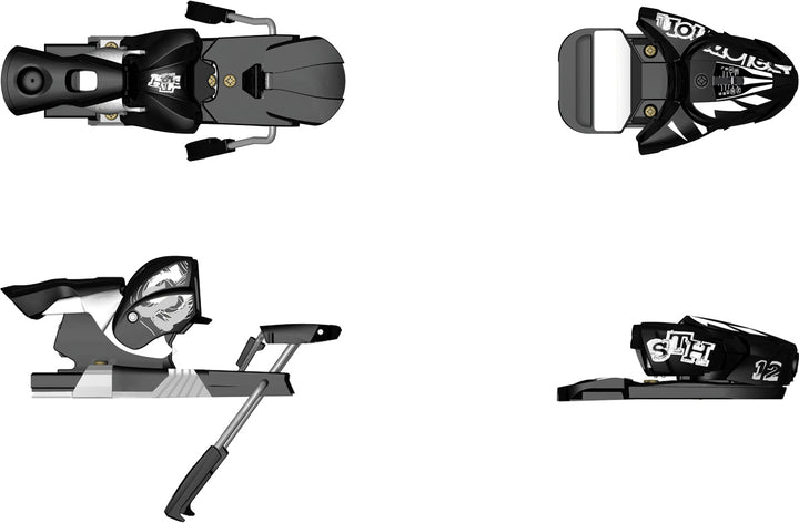 Salomon STH 12 Oversize Ski Bindings (115mm Brakes) 2010 None