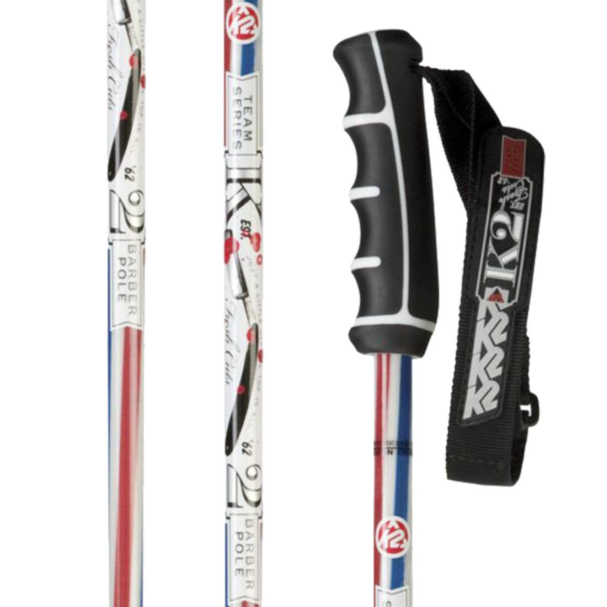 K2 Barber Pole Ski Poles 2012 None