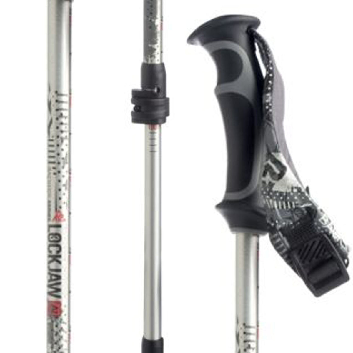 K2 LockJaw 3 Piece Adjustable Ski Poles 2012 None