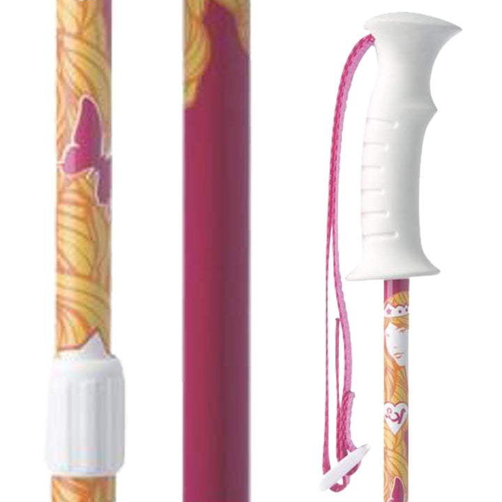 K2 Sprout Adjustable - Girls Ski Poles 2012 None