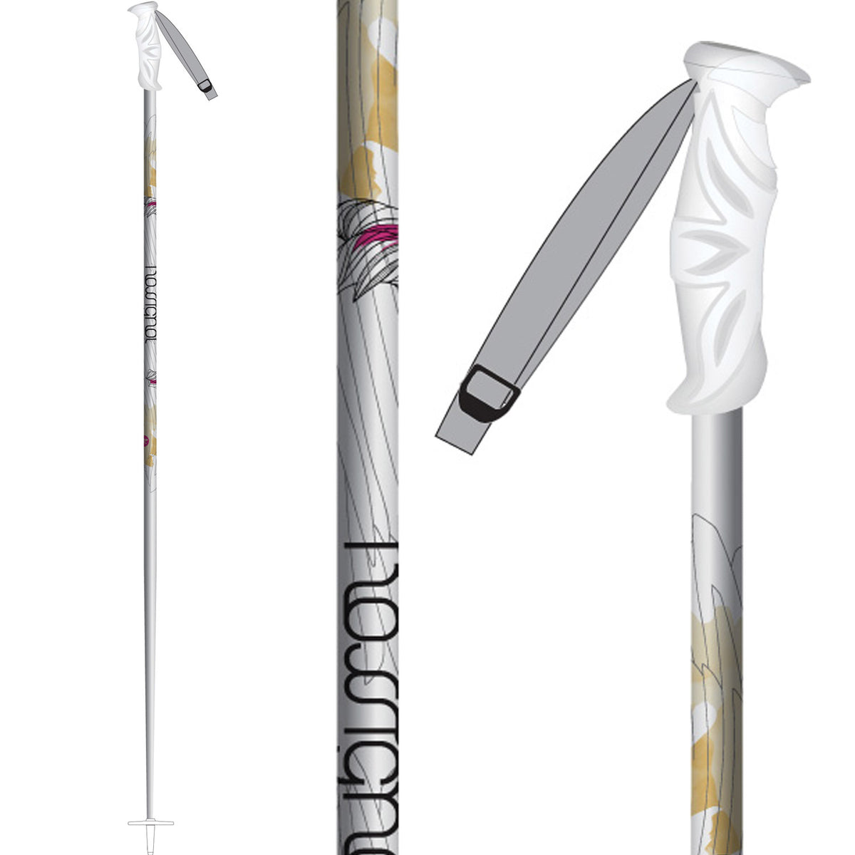 Rossignol Temptation - Women's Ski Poles 2012 None