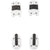 Lange WTR Rocker Soles Kit 2016 White Top View