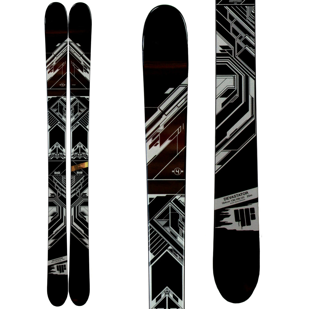 4FRNT Devastator Skis 2016 Detail 1 View