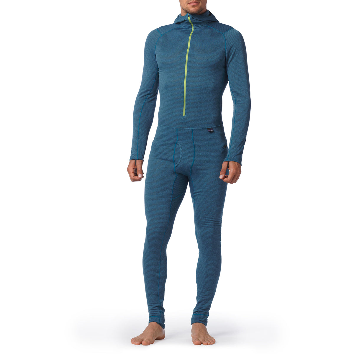 Patagonia Capilene® Thermal Weight One-Piece Suit Smolder Blue/Electron Blue X-Dye