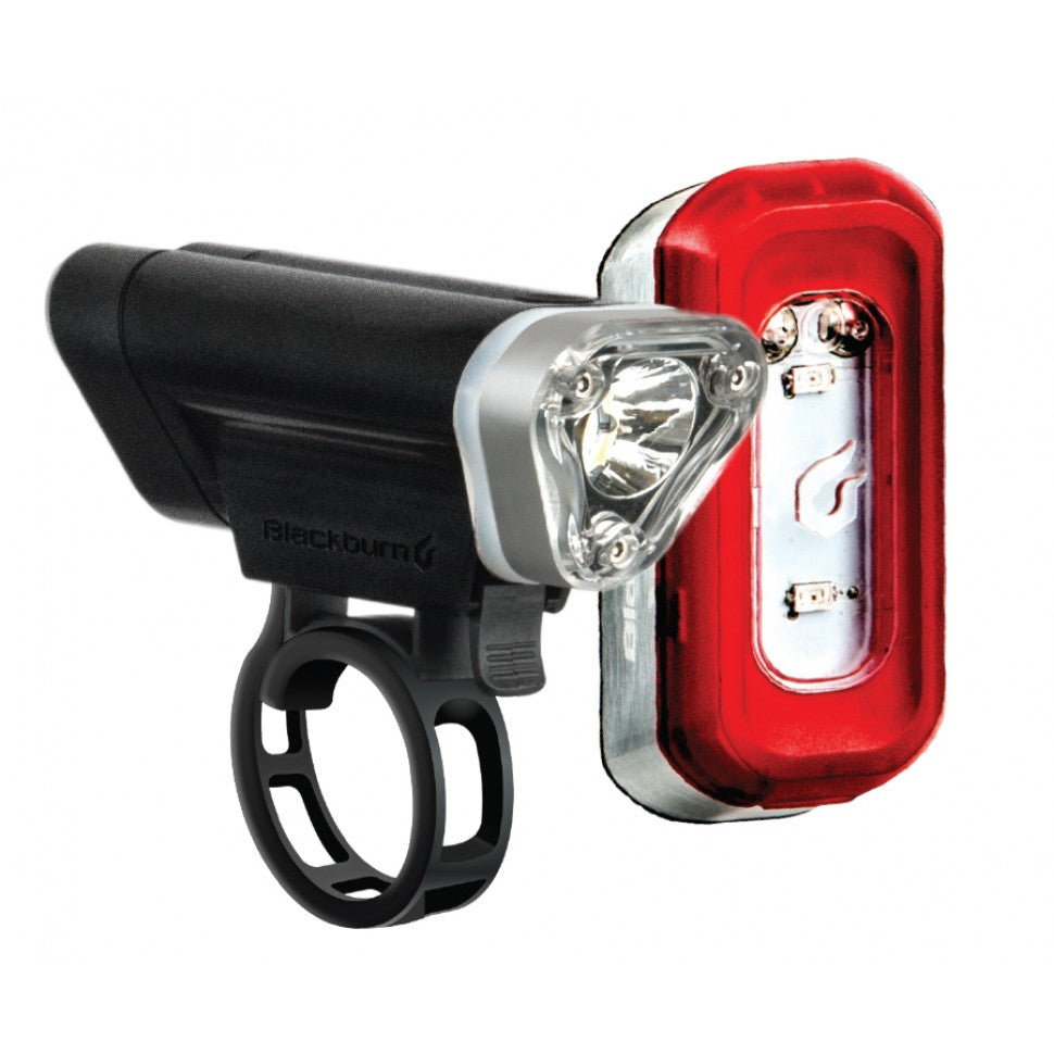 Blackburn Local 75 Front & 20 Rear Bike Light Set Red/White