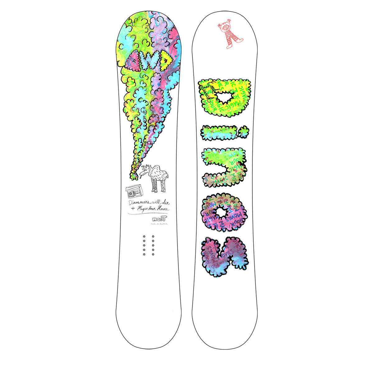 Dinosaurs Will Die MaeT Snowboard 2016