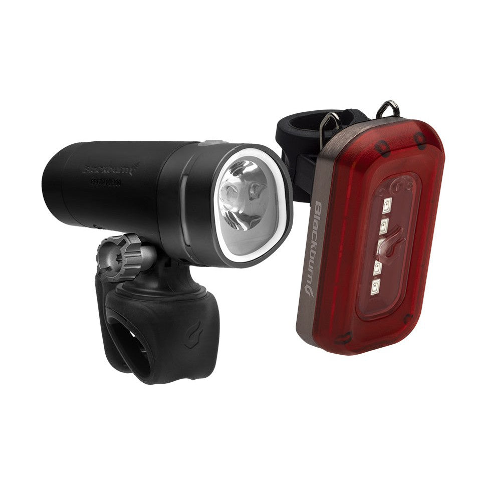 Blackburn Central 300 Front 50 Rear Bike Light Set Red & White