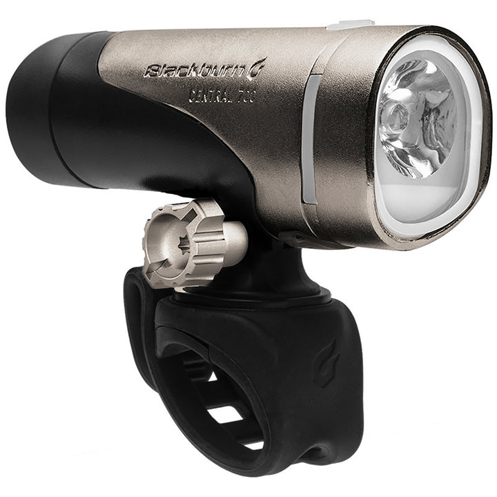 Blackburn Central 700 Front Bike Light Silver Front View