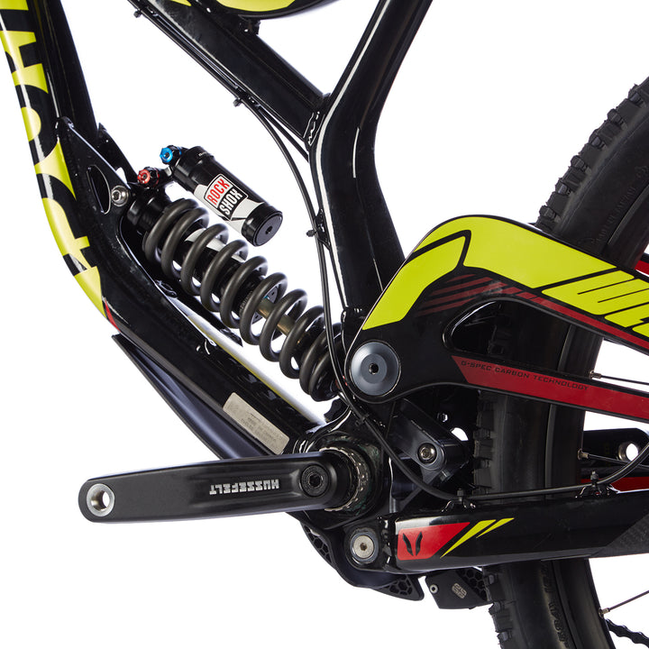 Devinci Wilson XP Complete Mountain Bike 2016 Blk/Ylw/Red Detail 2 View