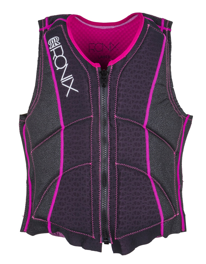 Ronix Coral Impact Wakeboard Vest - Women's 2018 Metallic Black/Sid Purple