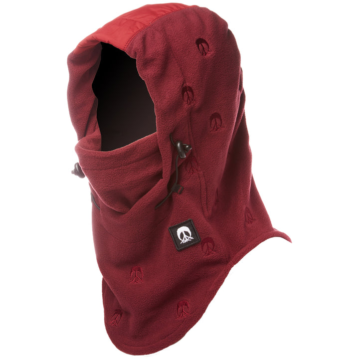 Gnarly Face Mask Crimson Front View