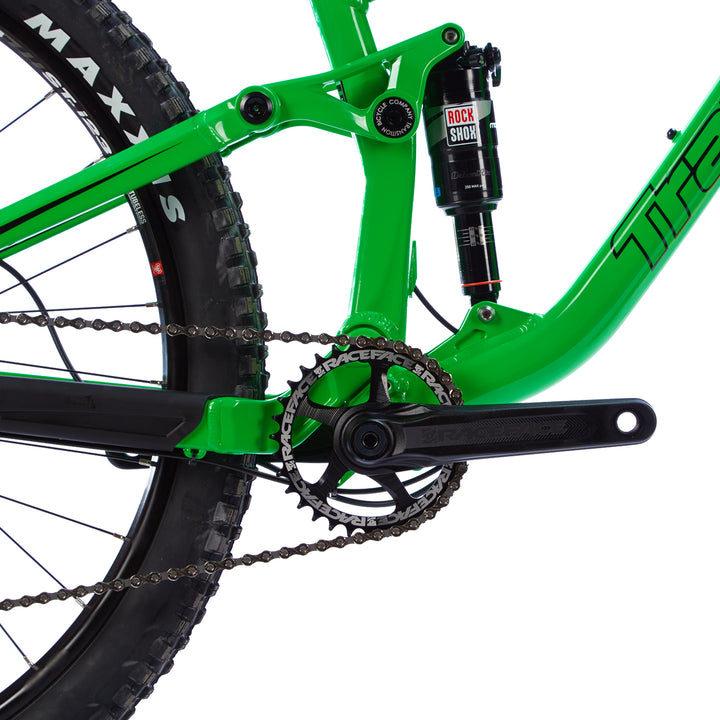 Transition Scout 3 Complete Mountain Bike 2016 Neon Green Detail 2 View