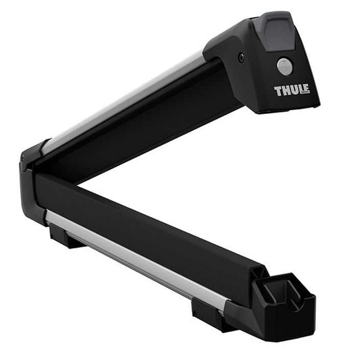 Thule SnowPack 6 Snow Rack w/ Locks Black/Silver Detail 5 View