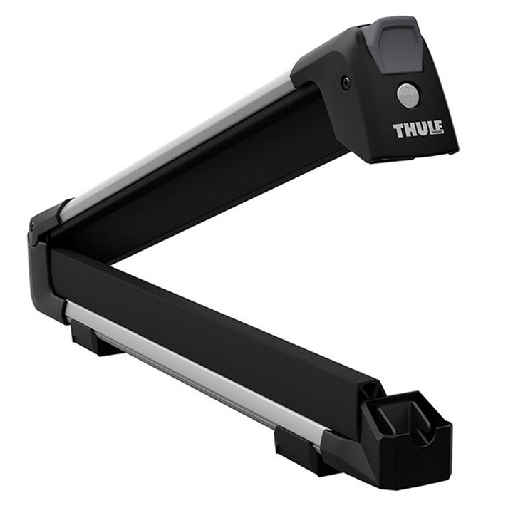 Thule SnowPack 6 Snow Rack w/ Locks Black/Silver Detail 5 View