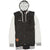 Saga Puff Vest Poly Softshell Jacket Black Front View