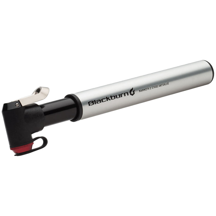 Blackburn Mammoth 2Stage Anyvalve Mini Bike Pump Silver