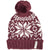 Krochet Kids The Becks Junior Beanie - Little Girls' Fig Snowflake