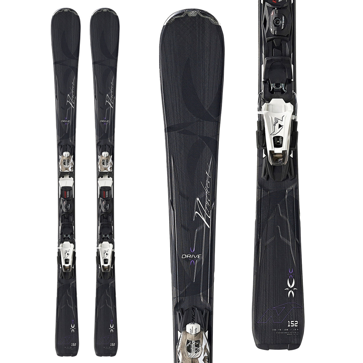 Nordica Drive 78 CA Skis + N ADV P.R. EVO Bindings - Women's 2015