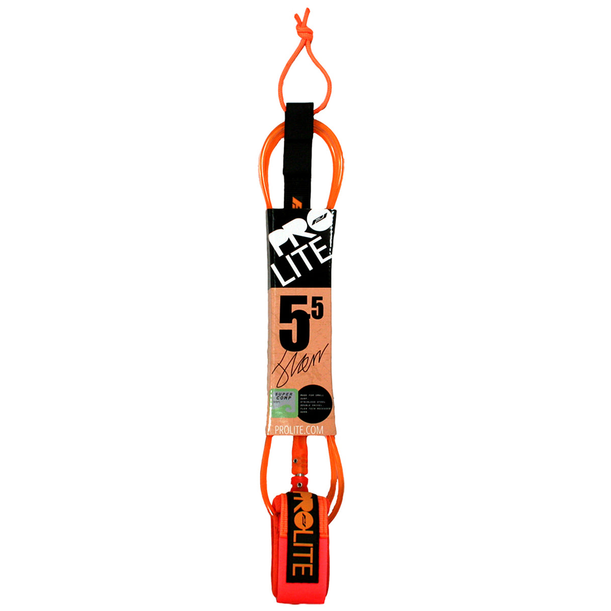 Pro-Lite 5'5" Josh Kerr Signature Leash Orange