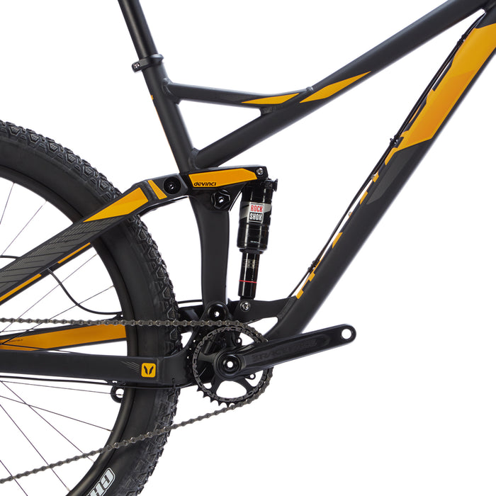 Devinci Hendrix RS Complete Mountain Bike 2016 Blk/Orange Detail 2 View