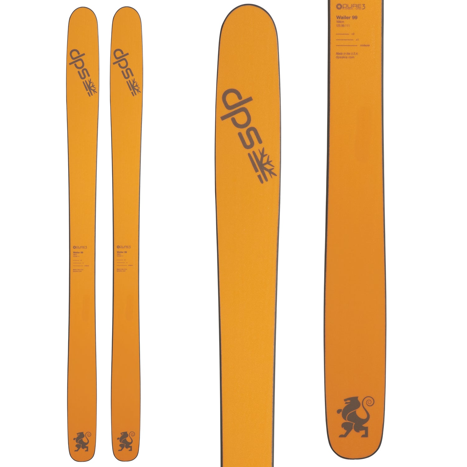 DPS Wailer 99 Pure3 Skis 2017 – evo