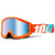 100% Strata Goggles Orange/Mirror Blue