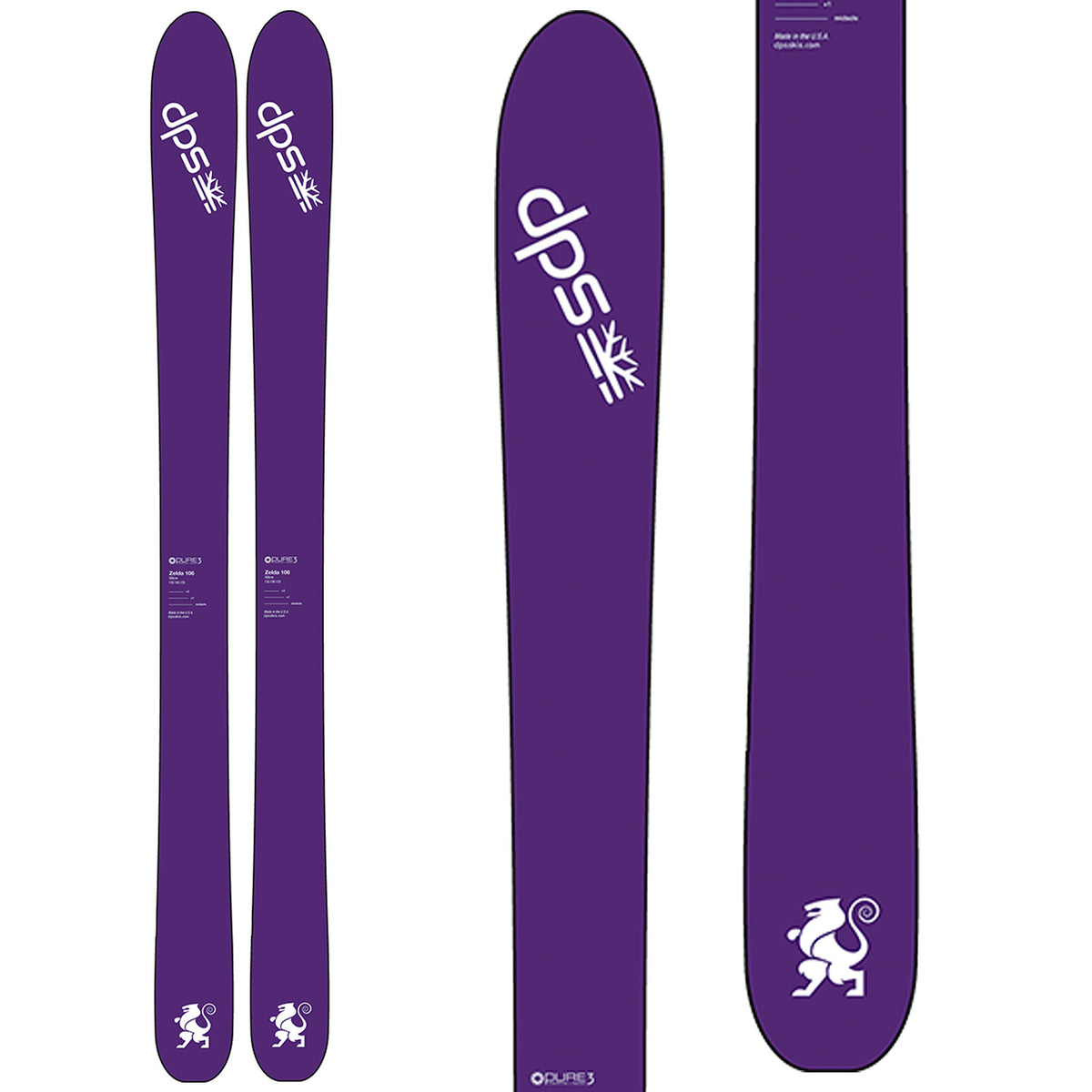 DPS Zelda 106 Pure3 Skis - Women's 2017