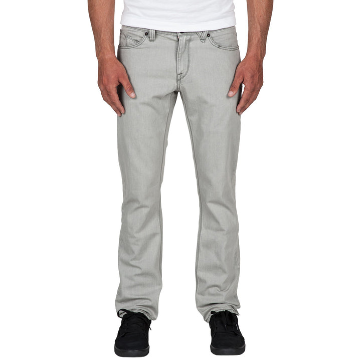 Volcom Vorta Jeans Concrete Front View