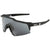 100% SpeedCraft Sunglasses Gunmetal/Smoke Lens Front View
