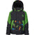 Burton Minishred Amped Jacket - Little Boys' Cyborgassaurus Rex Front View