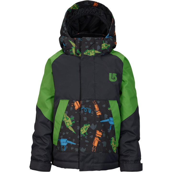 Burton Minishred Amped Jacket - Little Boys' Cyborgassaurus Rex Front View