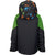 Burton Minishred Amped Jacket - Little Boys' Cyborgassaurus Rex Back View
