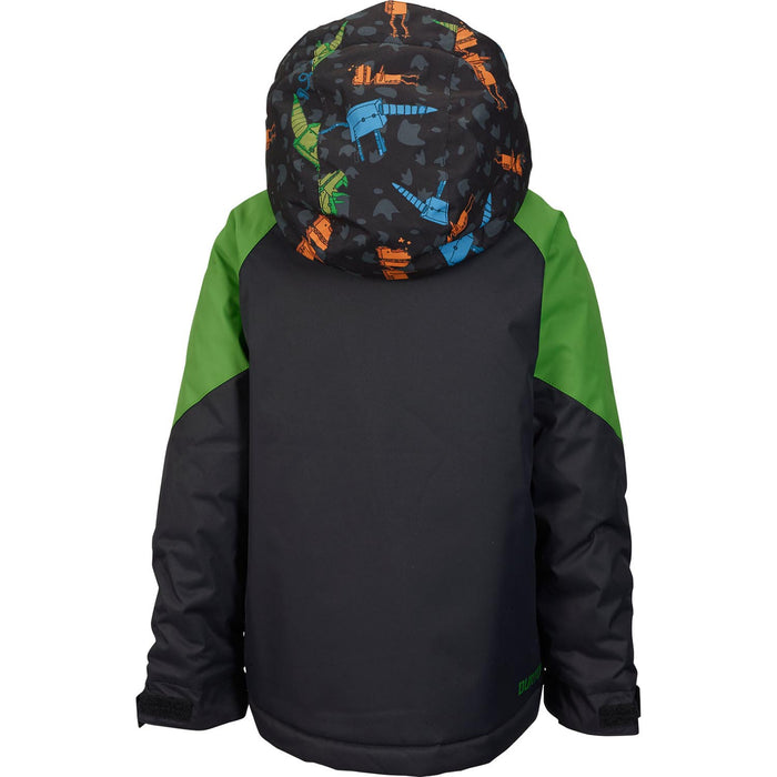Burton Minishred Amped Jacket - Little Boys' Cyborgassaurus Rex Back View