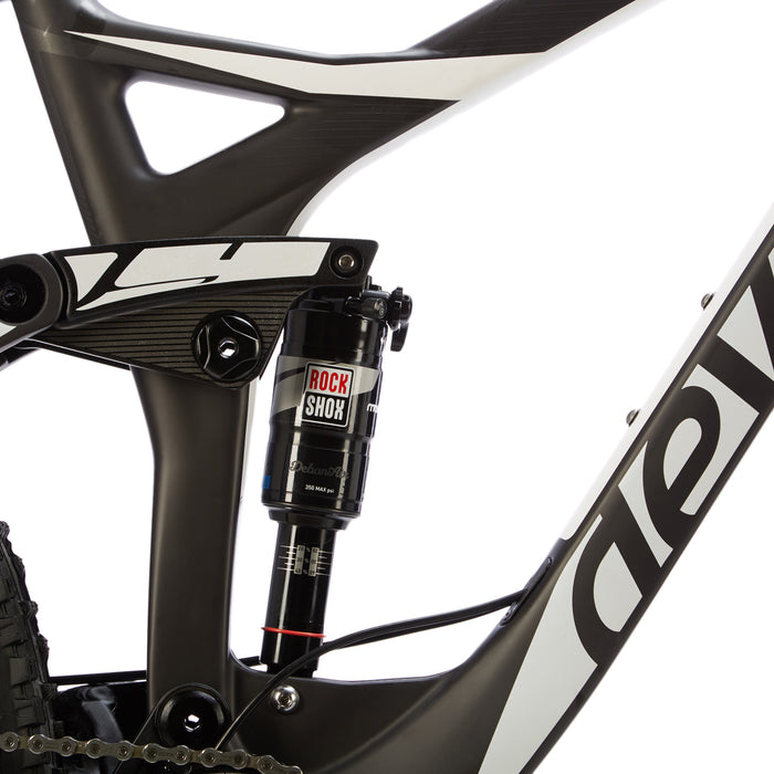 Devinci Troy Carbon RS Complete Mountain Bike 2016 Carb/Wht/Coal Detail 2 View