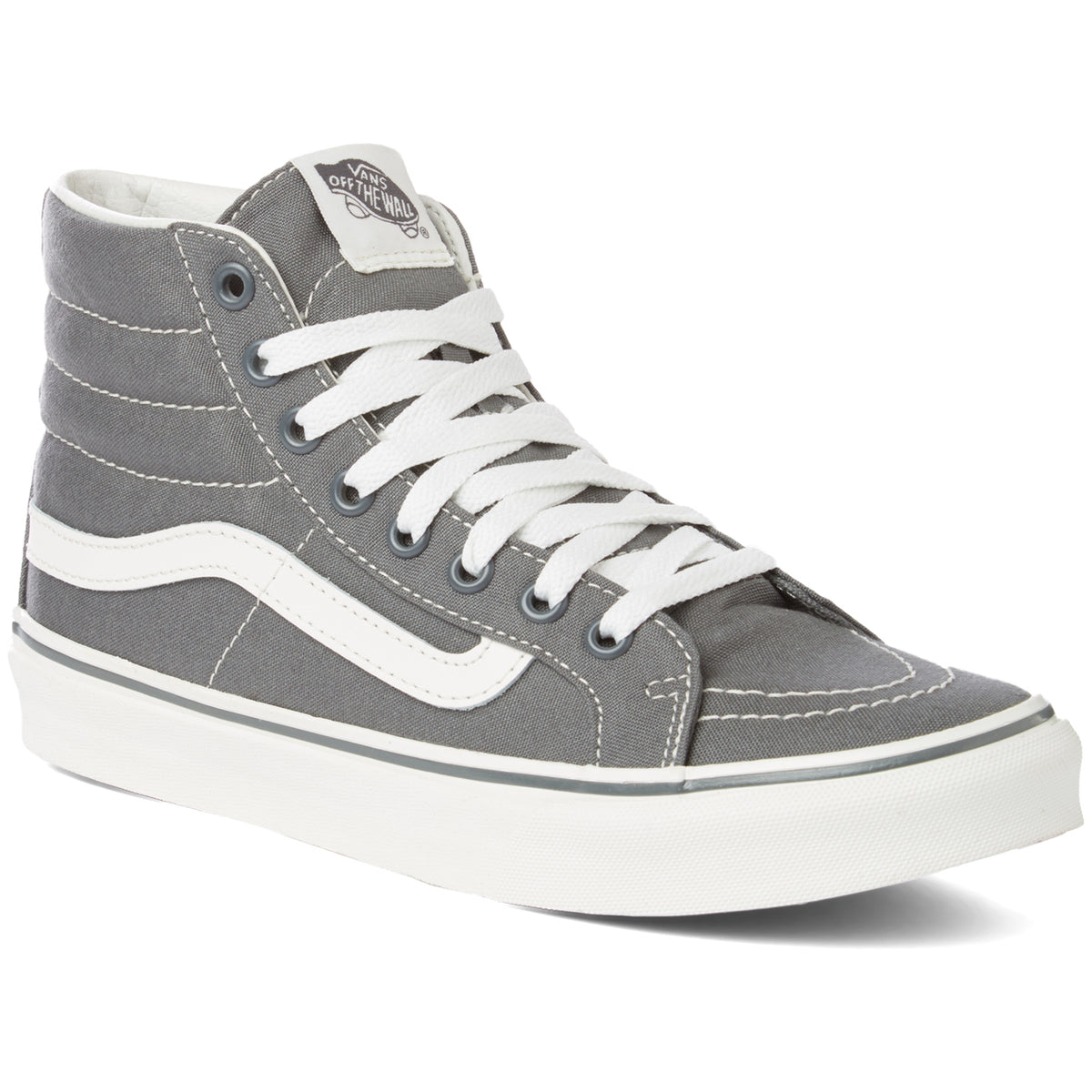 Vans Sk8-Hi Slim Shoes - Women's Castlerock/Blanc de Blanc Front View