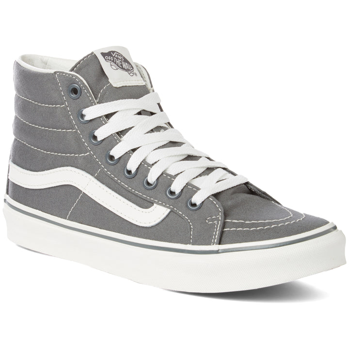 Vans Sk8-Hi Slim Shoes - Women's Castlerock/Blanc de Blanc Front View