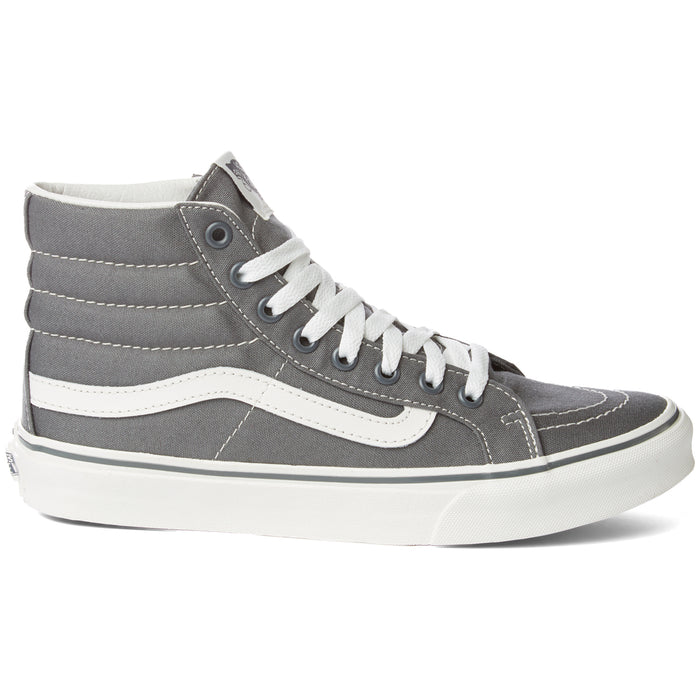Vans Sk8-Hi Slim Shoes - Women's Castlerock/Blanc de Blanc Side View