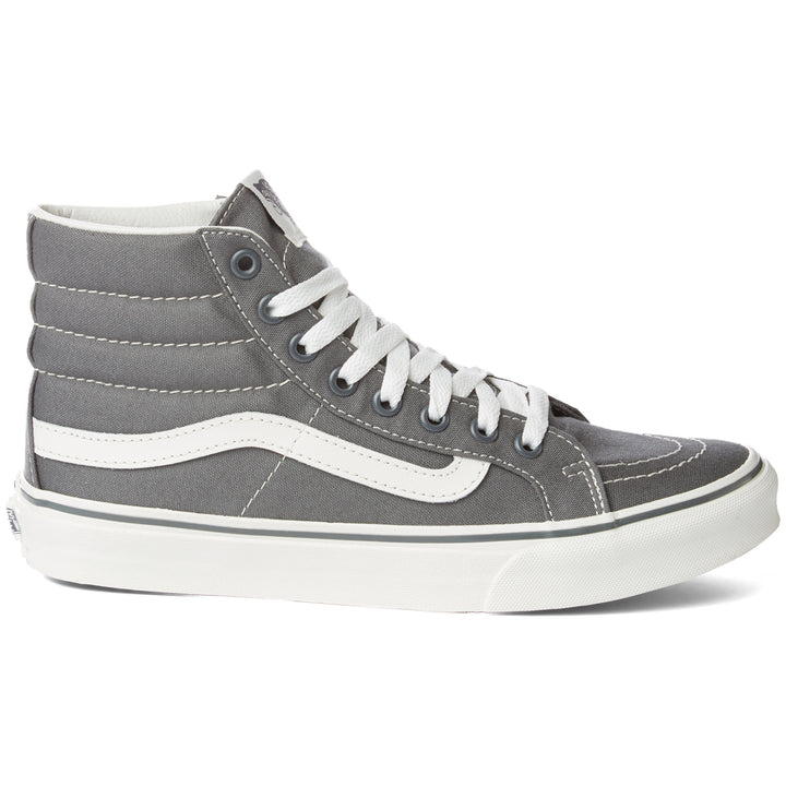 Vans Sk8-Hi Slim Shoes - Women's Castlerock/Blanc de Blanc Side View