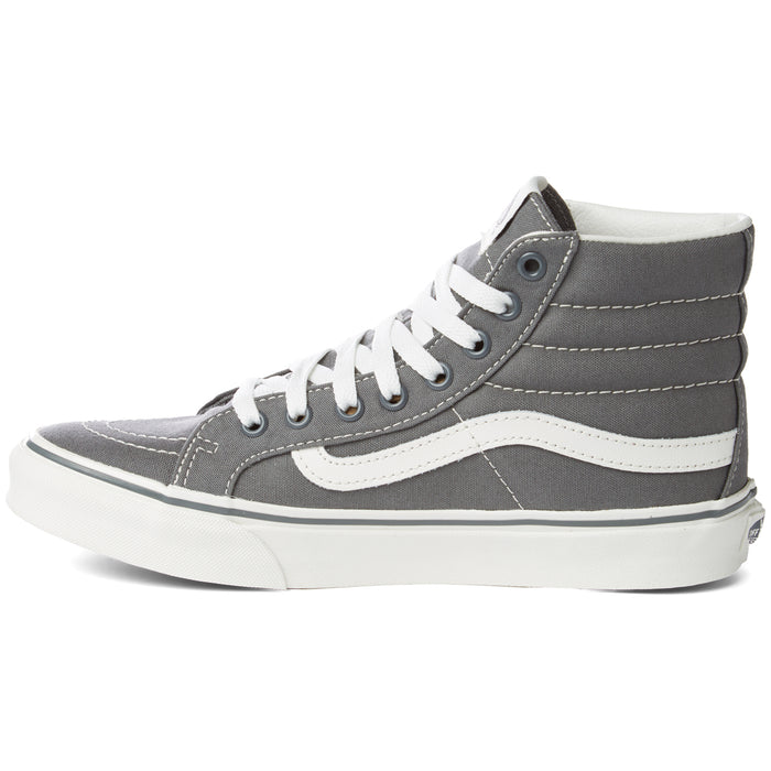 Vans Sk8-Hi Slim Shoes - Women's Castlerock/Blanc de Blanc Side View
