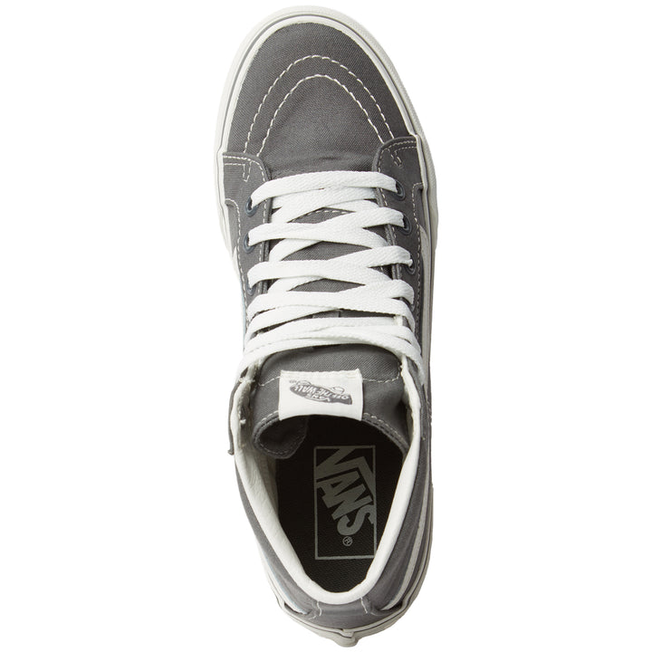 Vans Sk8-Hi Slim Shoes - Women's Castlerock/Blanc de Blanc Top View