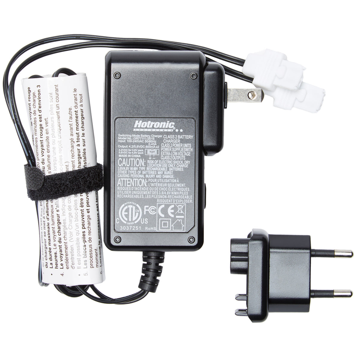 Hotronic Recharger Power Plus e/m Series 100v-240v White