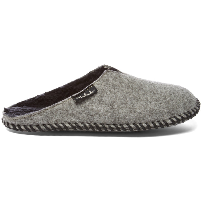 Woolrich Felt Mill Scuff Slipper - Women's Steel Gray Side View