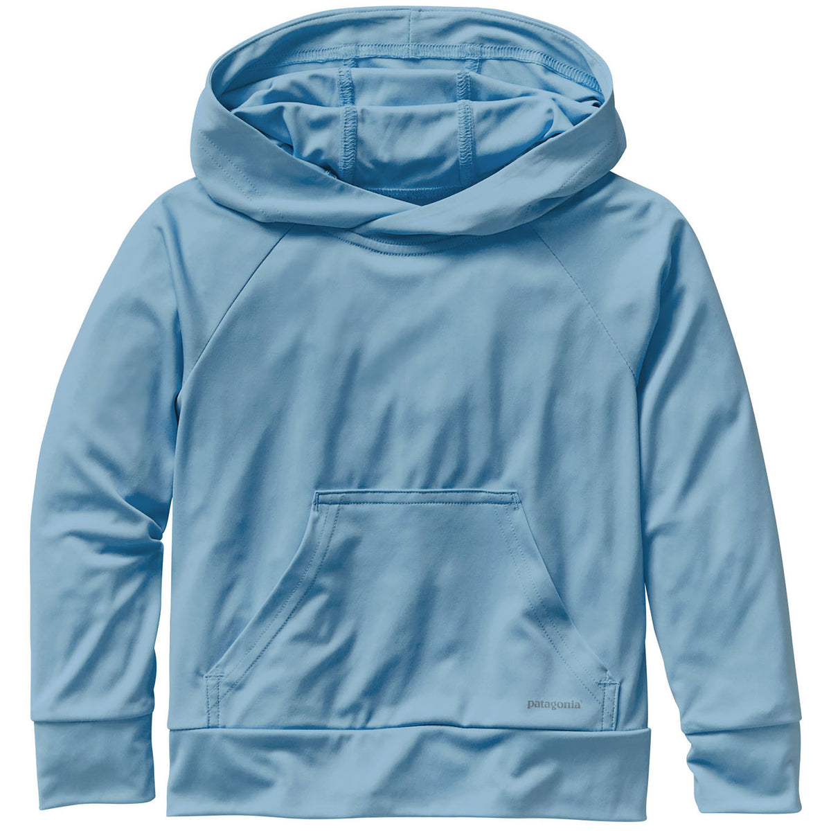 Patagonia Sun-Lite Hoodie (Ages 2-7) - Little Boys' Electron Blue Front View