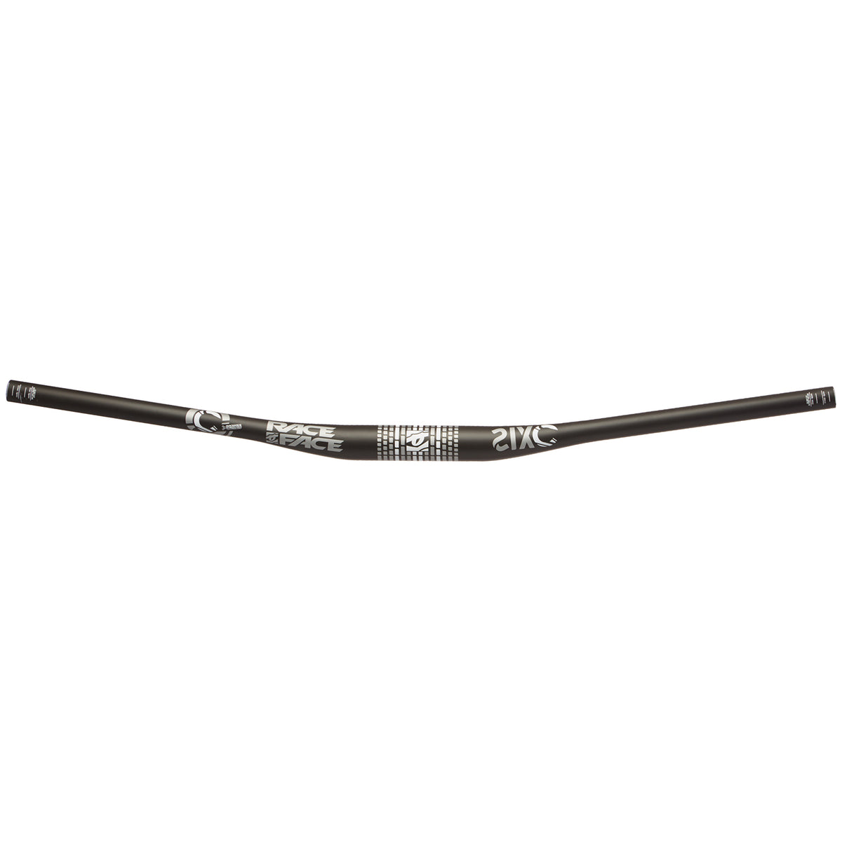 Race Face SIXC 35 Carbon Handlebar Carbon/Silver Front View