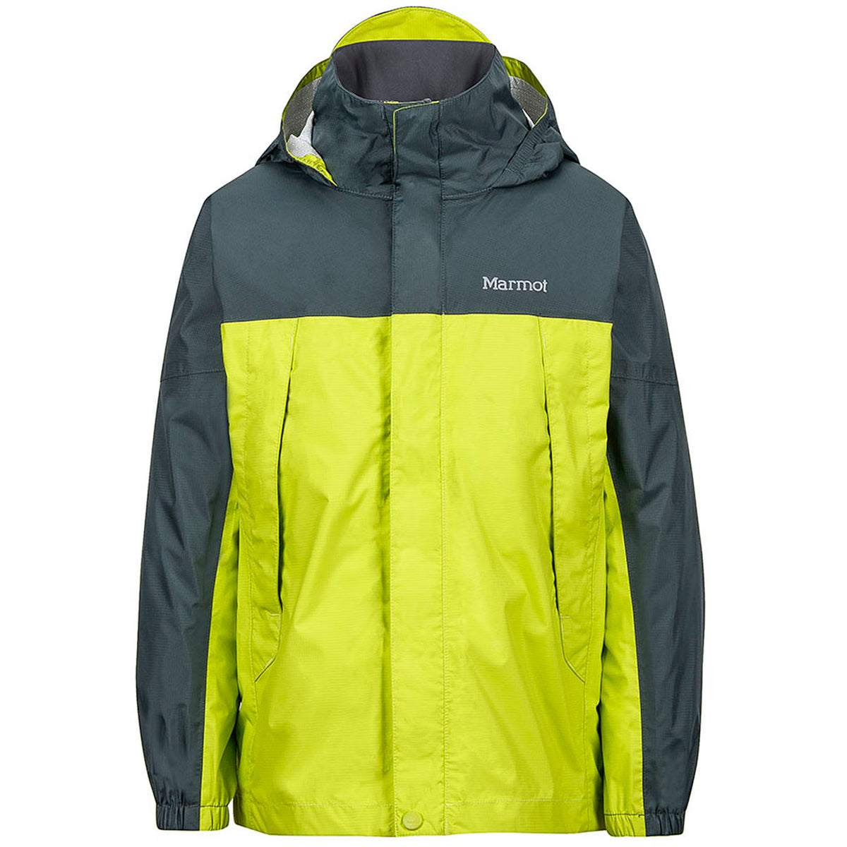 Marmot PreCip Jacket - Boys' Bright Lichen/Dark Zinc