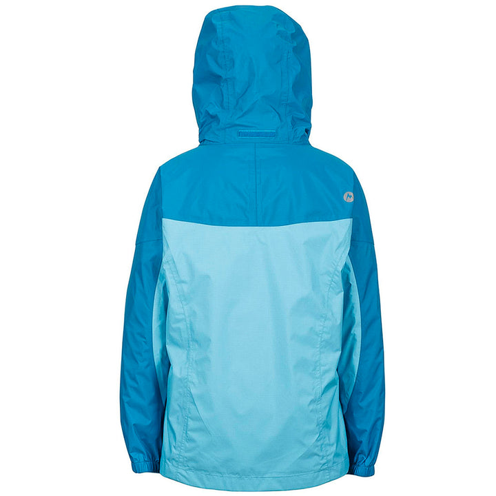 Marmot PreCip Jacket - Girls' Light Aqua/Aqua Blue