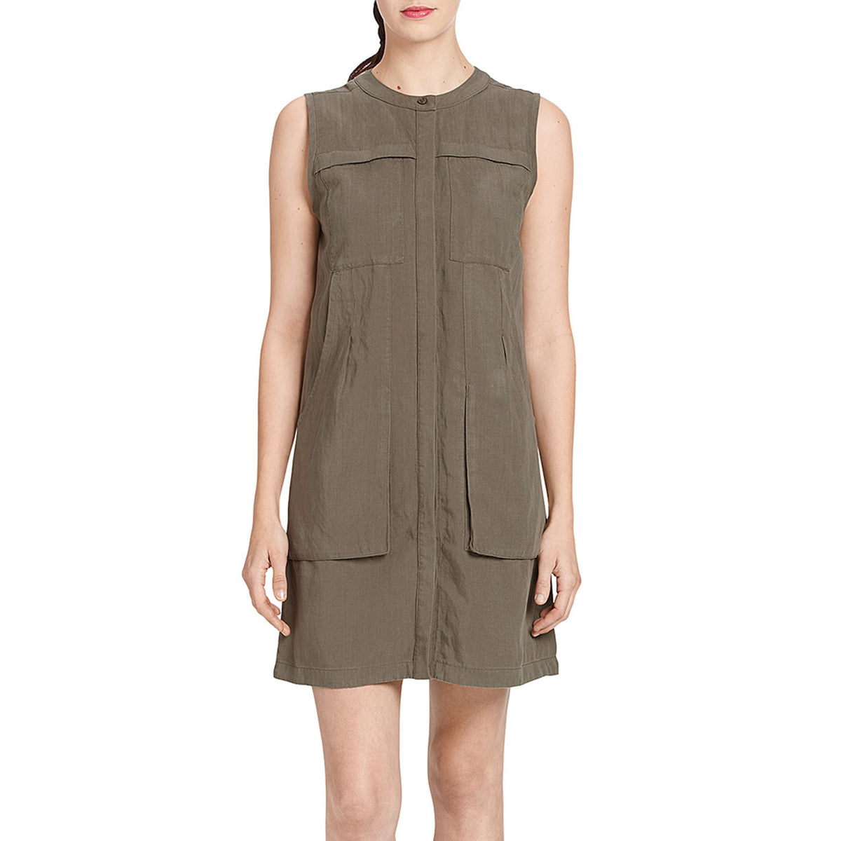 nau Flaxible Sleeveless Dress - Women's Sable Front View